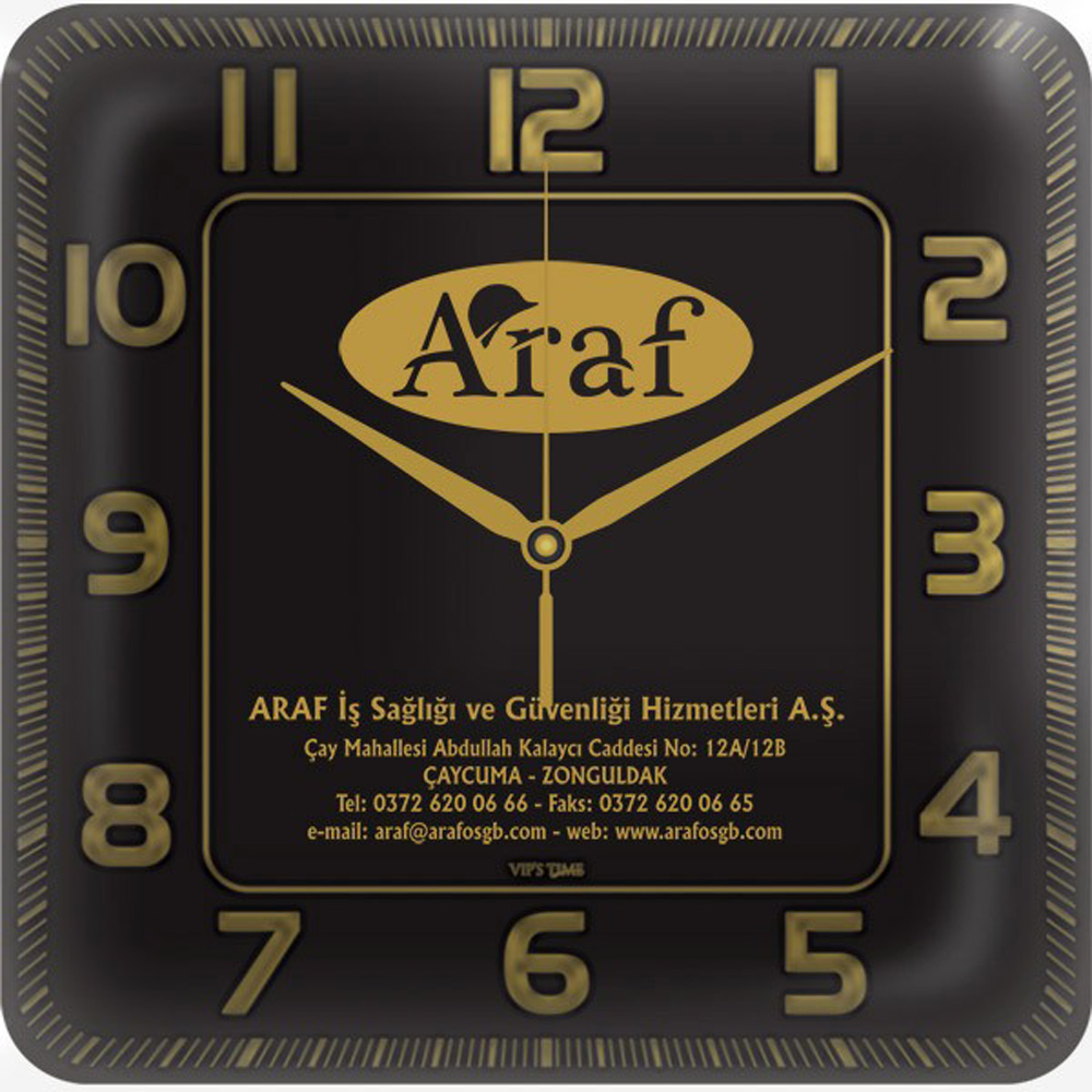12245AVR Duvar Saatleri (35x35 cm)